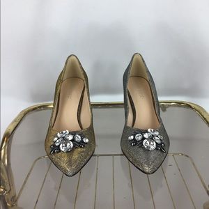 Nine West NW7 Elegant Pump Silver and gold NW